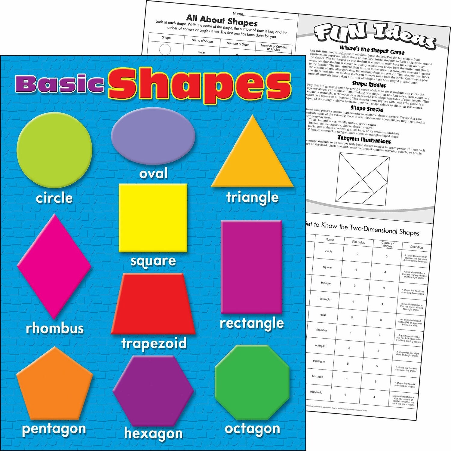 Solid Shapes Learning Chart Basic Shapes Learning Chart, 17
